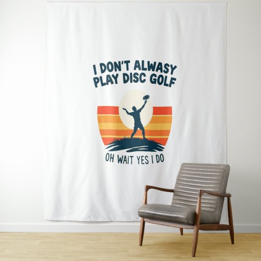 Design des Disk Golf Lover T - Shirt Wandteppich (Beispiel)
