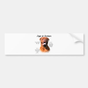 Design des Dogue de Bordeaux Autoaufkleber
