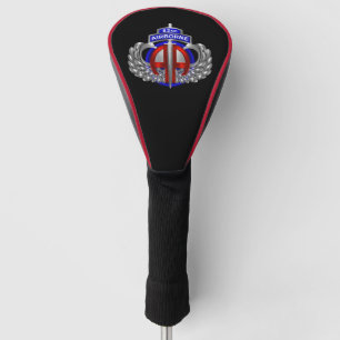 Design des Dolches der 82. Luftlandedivision Golf Headcover