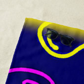 Design des dynamischen Neonfruchtmusters Strandtuch (Beispiel)