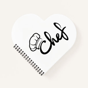Design des eleganten Kochschürzen von Chef Notizblock