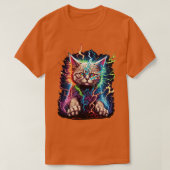 Design des elektrischen Cat-Powers T-Shirt (Design vorne)