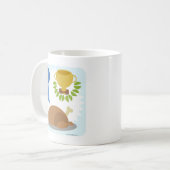 Design des epischen Siegers Chicken Dinner Logo Ca Kaffeetasse (Vorderseite Links)