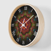Design des Floral Kaleidoskop Uhr (Winkel)