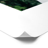 Design des Fotos für Black Dainty Script Poster (Ecke)