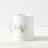 Design des Gamer-Controllers Kaffeetasse (Vorderseite Links)