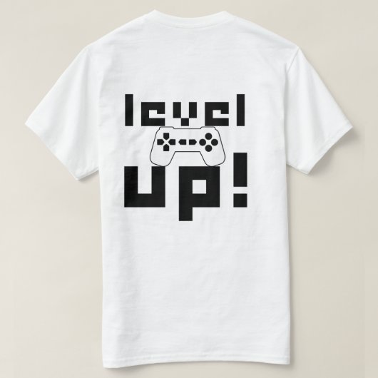 Design des Gaming-Controllers T-Shirt (Design Rückseite)