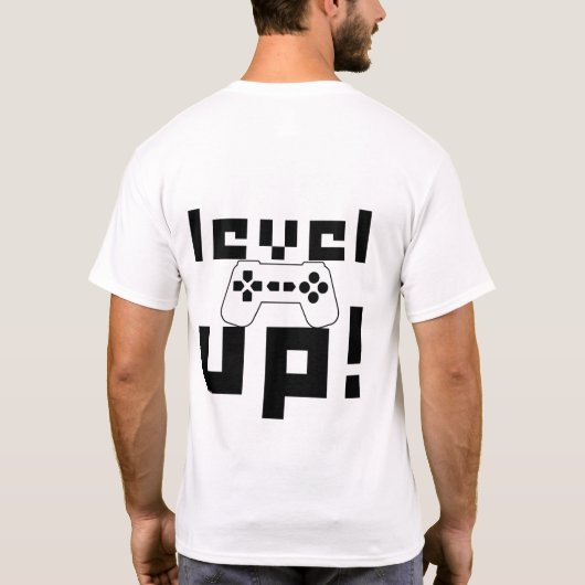 Design des Gaming-Controllers T-Shirt (Rückseite)