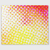 Design des gelb-rosa Musters Geschenkpapier (Flach)