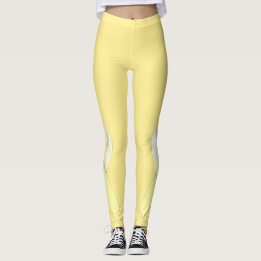 Design des Gelben Bewusstseins Leggings (Vorderseite)