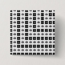 Design des geometrischen 2 Logo-Musters Button