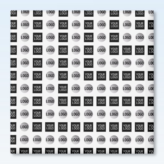 Design des geometrischen 2 Logo-Musters Magnet