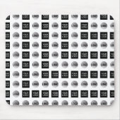 Design des geometrischen 2 Logo-Musters Mousepad (Vorne)