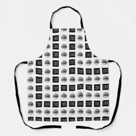 Design des geometrischen 2 Logo-Musters Schürze