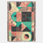Design des geometrischen Retromusters Decke (Vorderseite Vertikal)