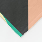 Design des geometrischen Retromusters Fleecedecke (Ecke)