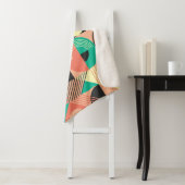 Design des geometrischen Retromusters Sherpadecke (Beispiel)