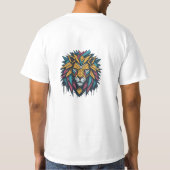 Design des geometrischen T - Shirt (Rückseite)