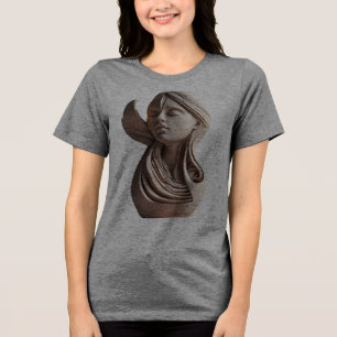 "Design des geometrischen T - Shirt der 3D-Skulptu