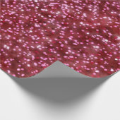 Design des Glitzer für hübsche, helle rote Imitate Geschenkpapier (Ecke)