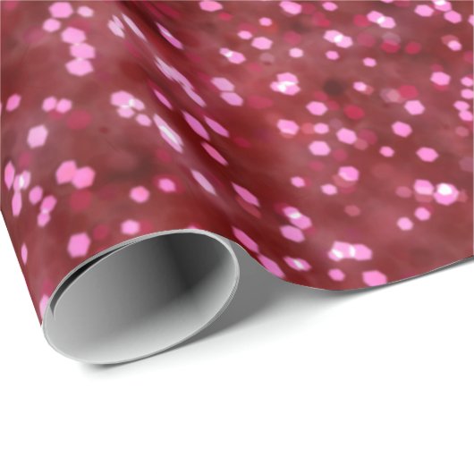 Design des Glitzer für hübsche, helle rote Imitate Geschenkpapier (Rolleneckpunkt)