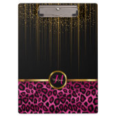 Design des goldfarbenen Glitzer Starlight und Brig Klemmbrett (Vorderseite)