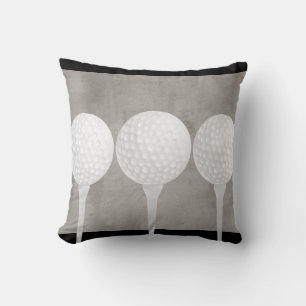 Design des Golfkissens erschüttert grau Kissen