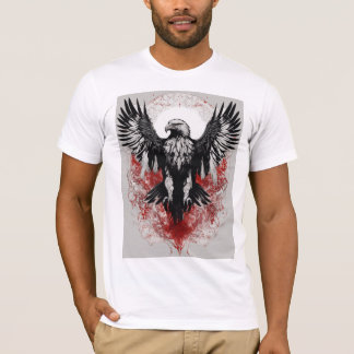 Design des grauen Adlerhemdes T-Shirt