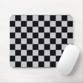 Design des grauen Schachbretts Mousepad (Mit Mouse)