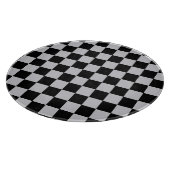 Design des grauen Schachbretts Schneidebrett (Ecke)