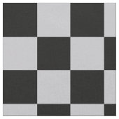 Design des grauen Schachbretts Stoff (Nahaufnahme)