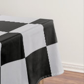 Design des grauen Schachbretts Tischdecke (Beispiel)