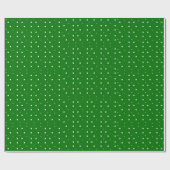 Design des Green Holiday Dots Geschenkpapier (Flach)