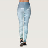 Design des grönländischen Iglu-Eisblockes Leggings (Rückseite)