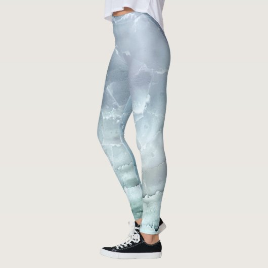 Design des grönländischen Iglu-Eisblockes Leggings (Links)