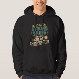 Design des großen Chiropraktikers mit starker Spin Hoodie