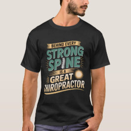 Design des großen Chiropraktikers mit starker Spin T-Shirt