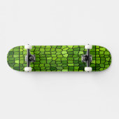 Design des grünen Bleiglases Skateboard (Horizontal)