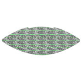 Design des grünen Filigree-Cross-Musters Football (Panel)