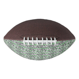 Design des grünen Filigree-Cross-Musters Football