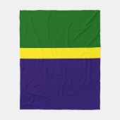 Design des grünen gelbblauen Blockes Fleecedecke (Vorderseite)