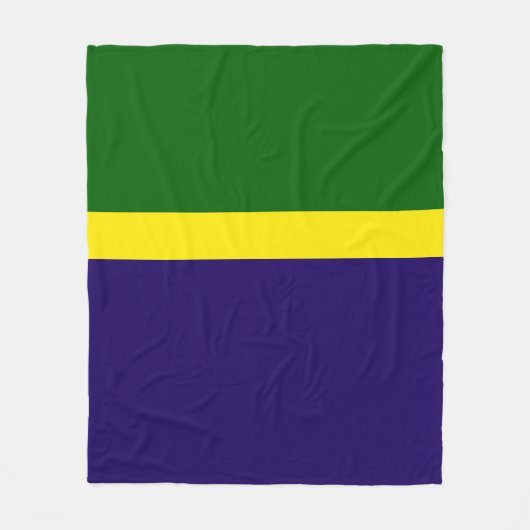 Design des grünen gelbblauen Blockes Fleecedecke (Vorderseite)