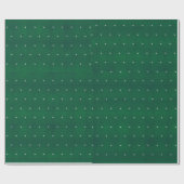 Design des grünen Stricks Geschenkpapier (Flach)