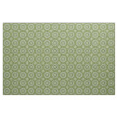 Design des grünen und weißen Mandala-Musters Stoff (Yard (91,4 cm))