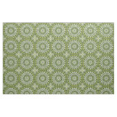 Design des grünen und weißen Mandala-Musters Stoff (Fat Quarter (45,7 x 55,9 cm))