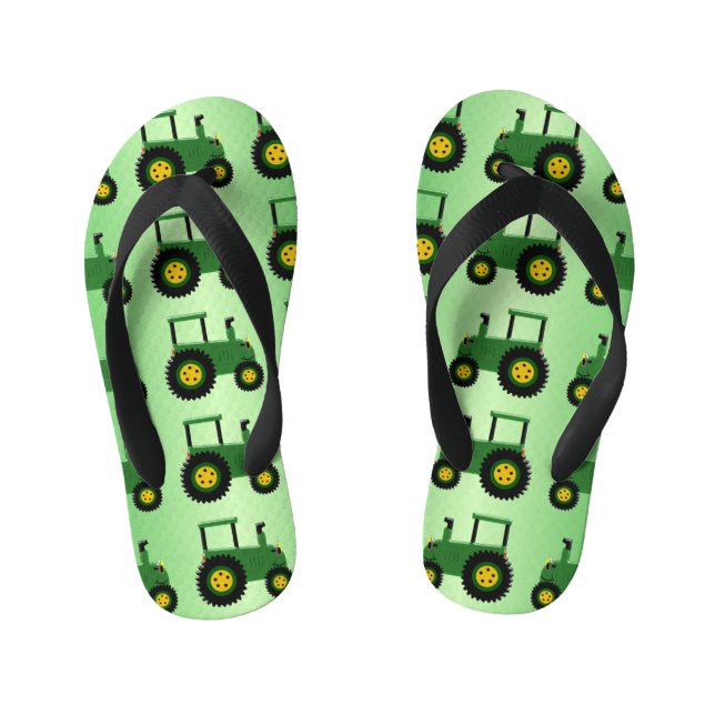 Design des grünen Zuges Kinderbadesandalen (Fußbett)