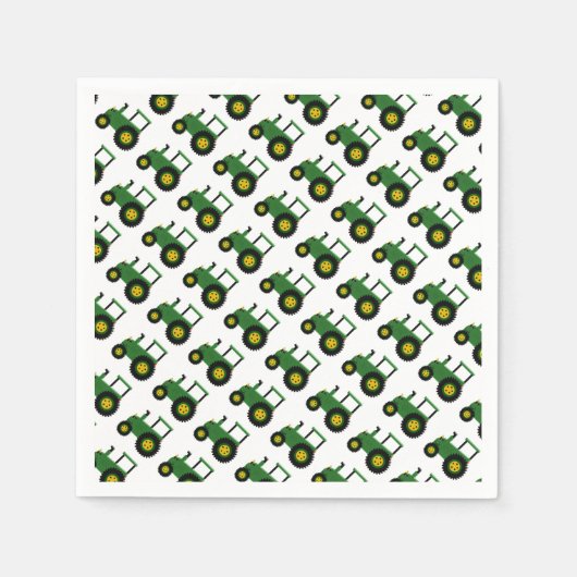 Design des grünen Zuges Serviette (Vorderseite)