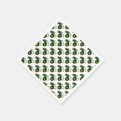 Design des grünen Zuges Serviette (Ecke)