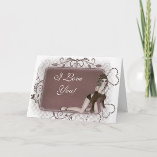 Design des Heart-Tags Elf - Anpassbare Grußkarte Feiertagskarte