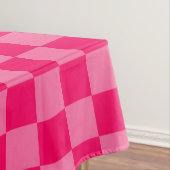 Design des hellen und Hot-Pink-Schachbretts Tischdecke (Beispiel)